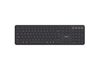 Trust Vaiya Teclado Inalámbrico Bluetooth Multidispositivo Recargable Negro