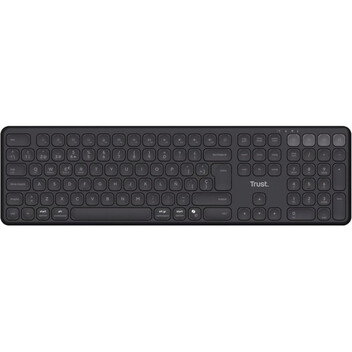 Trust Vaiya Teclado Inalámbrico Bluetooth Multidispositivo Recargable Negro