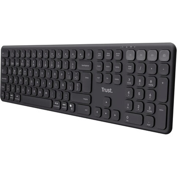 Trust Vaiya Teclado Inalámbrico Bluetooth Multidispositivo Recargable Negro