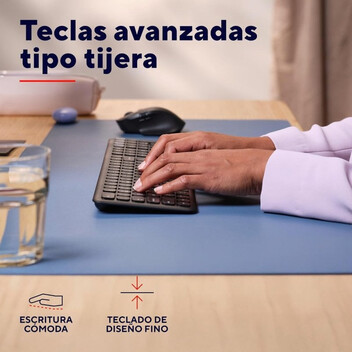 Trust Vaiya Teclado Inalámbrico Bluetooth Multidispositivo Recargable Negro