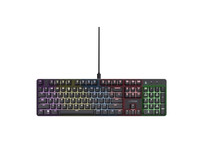 Teclado Gaming Trust GXT 871 Zora Mecánico RGB USB QWERTY Español Aluminio Negro