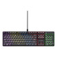 Teclado Gaming Trust GXT 871 Zora Mecánico RGB USB QWERTY Español Aluminio Negro