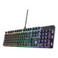 Teclado Gaming Trust GXT 871 Zora Mecánico RGB USB QWERTY Español Aluminio Negro