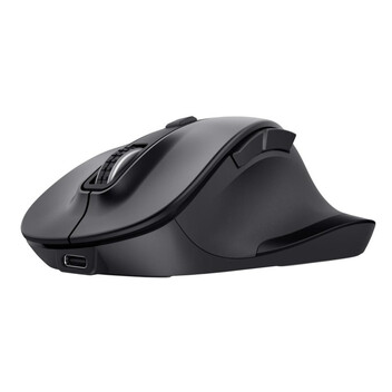 Ratón Trust inalámbrico 2400 DPI RF Wireless + Bluetooth 6 botones negro