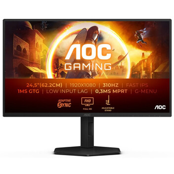 Monitor AOC 25G4SXU 24.5" LED Fast IPS FullHD 310Hz Altura Ajustable Adaptive Sync