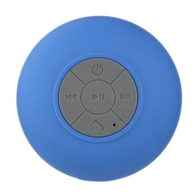 Unotec Altavoz Bluetooth Con Ventosa Azul