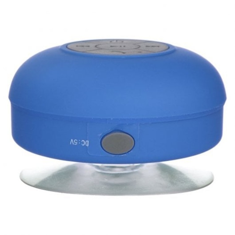 Unotec Altavoz Bluetooth Con Ventosa Azul