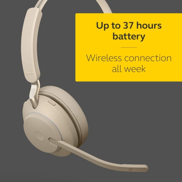 Jabra Evolve2 65 UC Auricular Monoaural USB-C Beige