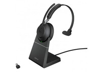 Jabra Evolve2 65 MS Teams Mono Auricular Bluetooth con Soporte de Carga USB-C Negro