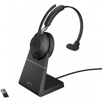 Jabra Evolve2 65 MS Auricular Mono Bluetooth Negro + Soporte de Carga Jabra Evolve2 65 MS Auricular Mono Bluetooth Negro + Soporte de Carga