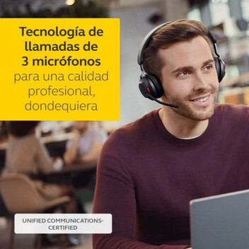 Jabra Evolve2 65 Auriculares Inalámbricos Negros Jabra Evolve2 65 Auriculares Inalámbricos Negros