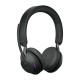 Jabra Evolve2 65 Auriculares Inalámbricos Negros + Soporte de Carga USB-C