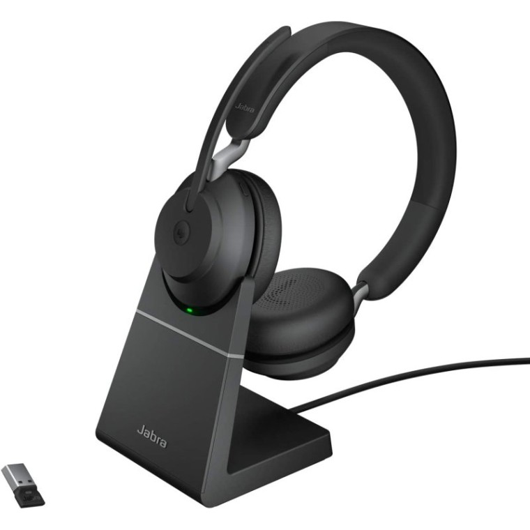 Jabra Evolve2 65 MS Auriculares Inalámbricos para Centro de Llamadas