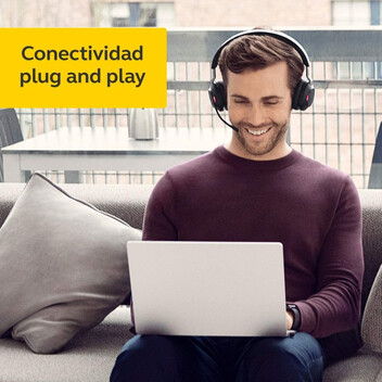 Jabra Evolve2 65 MS Auriculares Inalámbricos para Centro de Llamadas Jabra Evolve2 65 MS Auriculares Inalámbricos para Centro de Llamadas