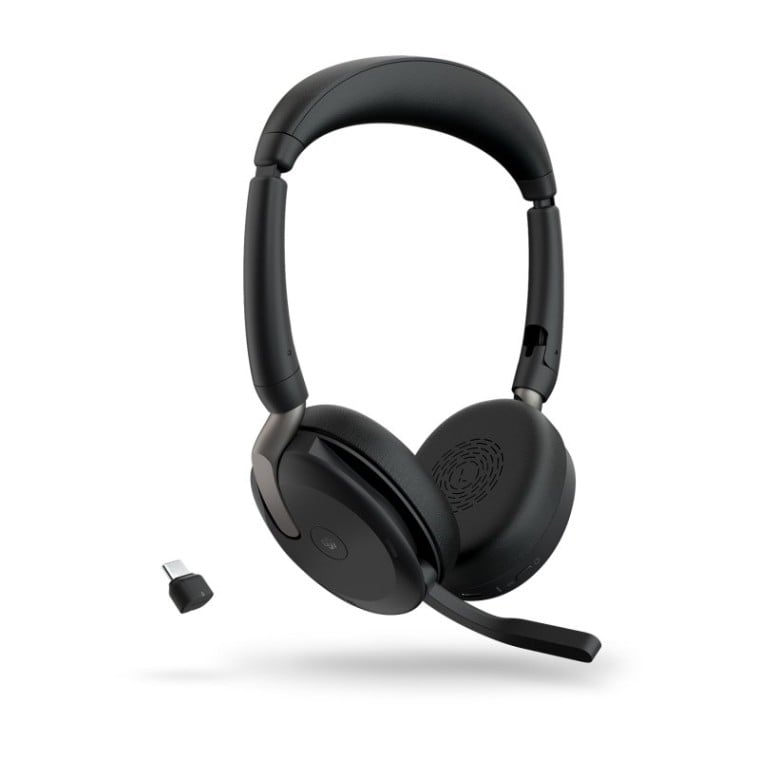 Jabra Evolve2 65 Flex Auricular Bluetooth Diadema para Oficina/Centro de Llamadas Negro