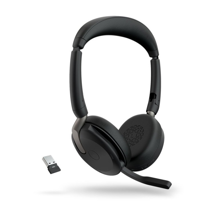 Jabra Evolve 2 65 Flex Auricular Diadema Bluetooth para Oficina/Centro de llamadas Negro