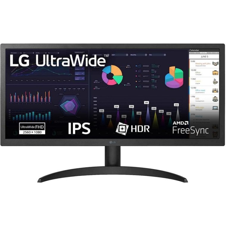 LG UltraWide 26WQ500-B 25.7" LED IPS UWFHD 75Hz FreeSync