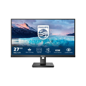 Monitor Philips 273S1/00 27″ 1080p 75Hz IPS USB-C LowBlue Altavoces Altura VESA