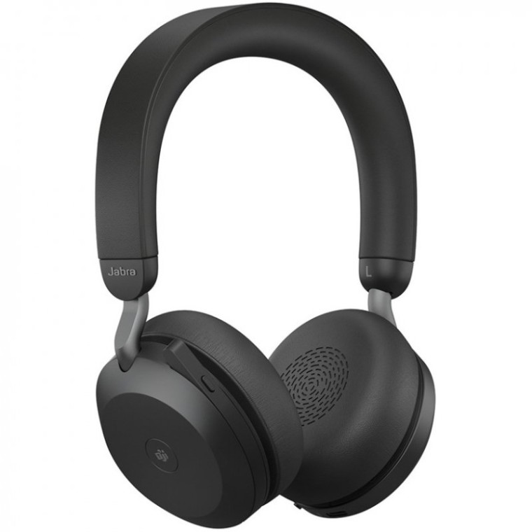 Jabra Evolve2 75 Auriculares Inalámbricos Negros con Estación de Carga USB