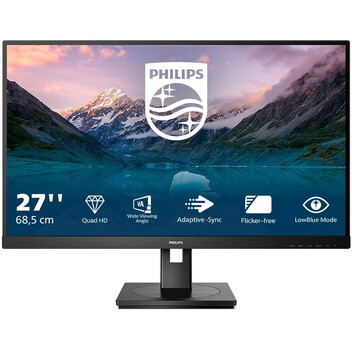 Monitor Philips 275S9JML/00 27" 2560x1440 75Hz VA Altavoces LowBlue Adaptive Sync USB