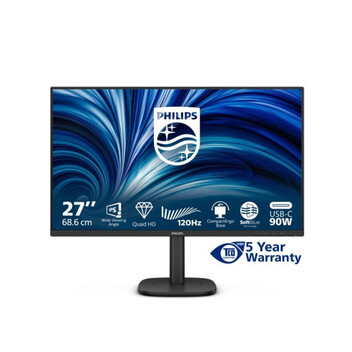 Monitor Philips 27B2U3601/00 27" Quad HD 120Hz IPS Altura Ajustable Tiempo de respuesta 4 ms