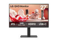 Monitor LG 27BA65QB-B 27" 2560x1440 100Hz IPS HDR10 USB-C Altavoces Pivot Height Adjust