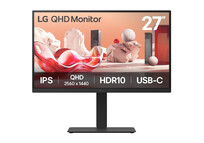 Monitor LG 27BA75QB-B.AEU 27" IPS QHD 100Hz HDR Altavoces Altura Ajustable USB-C
