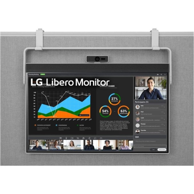 LG Libero 27BQ70QC-S 27" LED IPS QHD USB-C Webcam