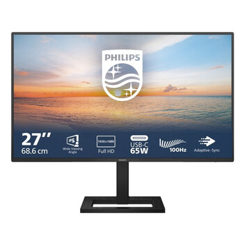 Monitor Philips 1000 Series 27E1N1300AE/00 27" 1080p 100Hz IPS USB-C Altura Ajustable Altavoces Monitor Philips 1000 Series 27E1N1300AE/00 27" 1080p 100Hz IPS USB-C Altura Ajustable Altavoces