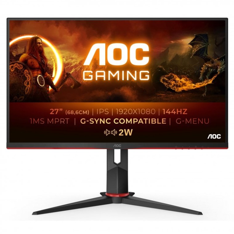 AOC 27G2AE/BK 27" LED IPS FullHD 144Hz FreeSync Premium