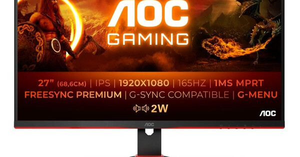 Monitor Aoc 165hz 27 Polegadas AOC 27G2SPAE 27