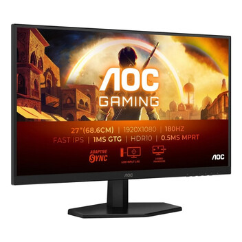 Monitor AOC 27G42E 27" LED Fast IPS FullHD 180Hz Adaptive Sync Monitor AOC 27G42E 27" LED Fast IPS FullHD 180Hz Adaptive Sync