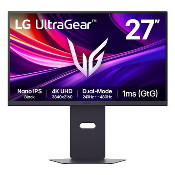 Monitor LG UltraGear 27G850A-B 27" 4K UHD Nano IPS 240Hz 1ms G-Sync FreeSync HDR600 USB HDMI DP Pivo