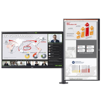 Monitor LG Ergo Dual 27QP88DP-BS 27" LED IPS QHD Altura Ajustable FreeSync USB-C Monitor LG Ergo Dual 27QP88DP-BS 27" LED IPS QHD Altura Ajustable FreeSync USB-C