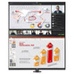 Monitor LG Ergo Dual 27QP88DP-BS 27" LED IPS QHD Altura Ajustable FreeSync USB-C Monitor LG Ergo Dual 27QP88DP-BS 27" LED IPS QHD Altura Ajustable FreeSync USB-C