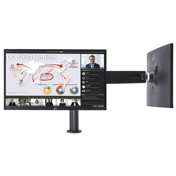 Monitor LG Ergo Dual 27QP88DP-BS 27" LED IPS QHD Altura Ajustable FreeSync USB-C Monitor LG Ergo Dual 27QP88DP-BS 27" LED IPS QHD Altura Ajustable FreeSync USB-C