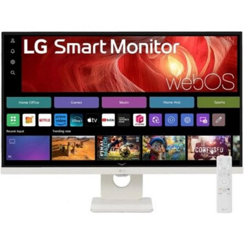 Monitor LG MyView 27U731SA-W 27" 4K 60Hz IPS Smart TV webOS HDR10 USB-C 65W Blanco Monitor LG MyView 27U731SA-W 27" 4K 60Hz IPS Smart TV webOS HDR10 USB-C 65W Blanco