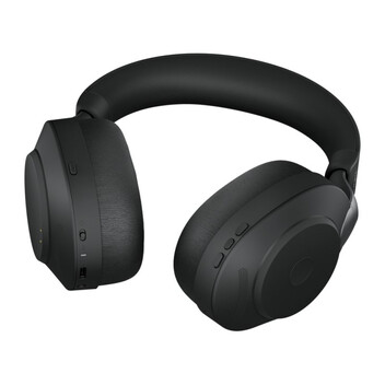 Jabra Evolve2 85 Unified Communication Auriculares Inalámbricos USB Negros + Soporte de Carga