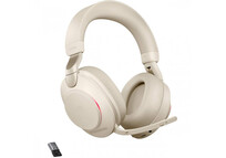 Jabra Evolve2 85 UC Auriculares Bluetooth USB-A Beige