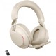 Jabra Evolve2 85 UC Auriculares Bluetooth USB-A Beige