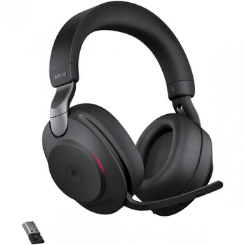 Jabra Evolve2 85 MS Teams Auriculares Bluetooth con Soporte de Carga USB-A Negro Jabra Evolve2 85 MS Teams Auriculares Bluetooth con Soporte de Carga USB-A Negro