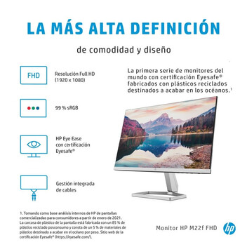 HP M22f 21.5" IPS FullHD 75Hz FreeSync HP M22f 21.5" IPS FullHD 75Hz FreeSync
