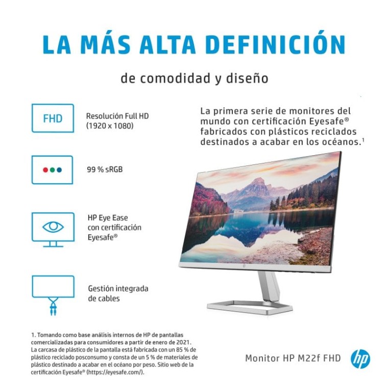 HP M22f 21.5" IPS FullHD 75Hz FreeSync