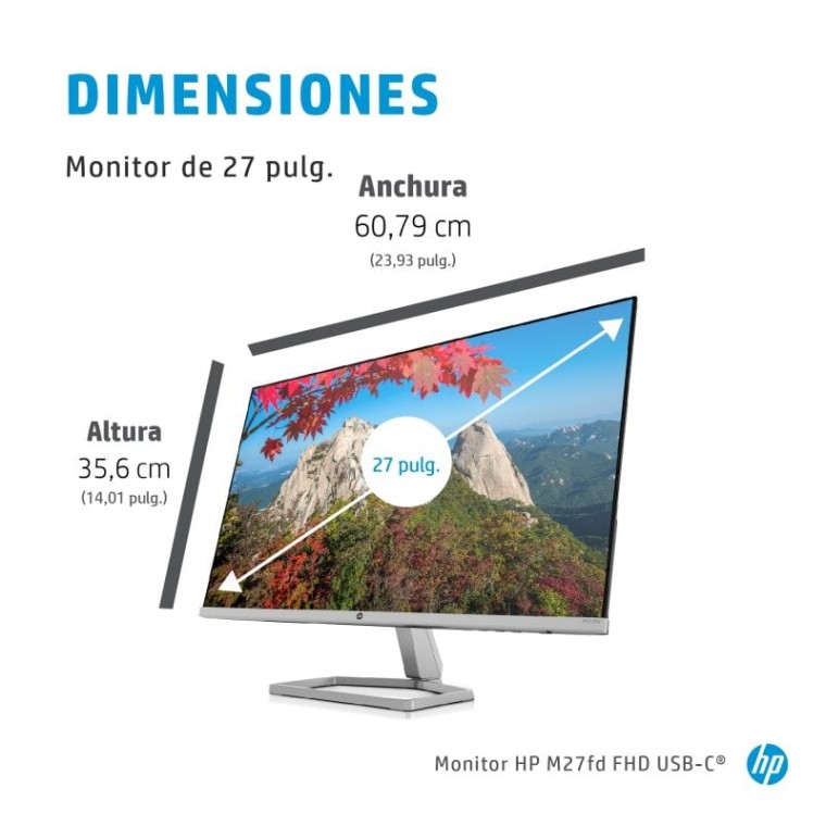 HP M27fd 27" LED IPS FullHD FreeSync 75Hz USB-C