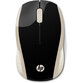 Ratón HP inalámbrico 1000 DPI ambidiestro negro oro pilas AAA
