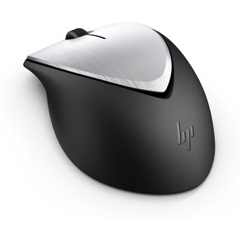 Ratón HP inalámbrico 1600 DPI Recargable ambidiestro láser negro/gris