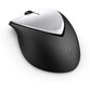 Ratón HP inalámbrico 1600 DPI Recargable ambidiestro láser negro/gris