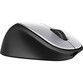 Ratón HP inalámbrico 1600 DPI Recargable ambidiestro láser negro/gris