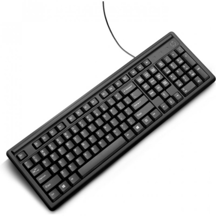 HP 100 Teclado USB Negro