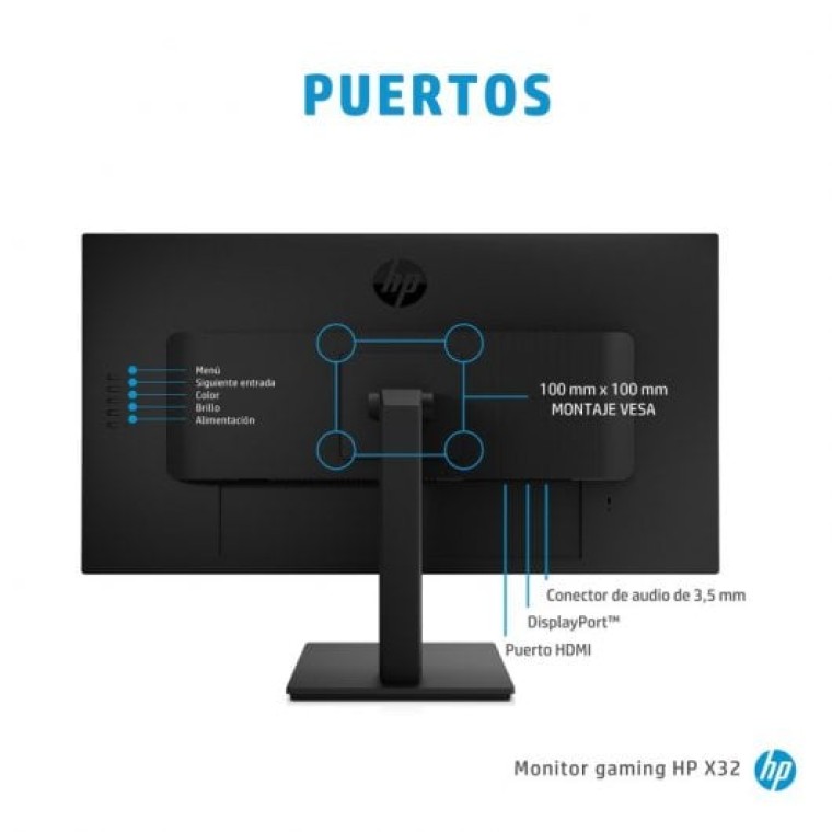 HP X32 31.5" LED IPS QHD 165Hz FreeSync Premium